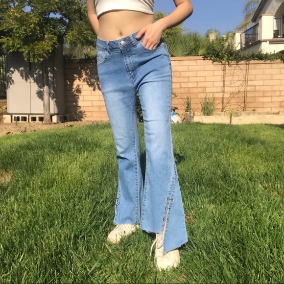 Hook & Eye Flare Jeans - Picture 2 of 4